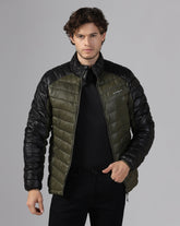 MENS AERIX PUFFER JACKET Black/Green