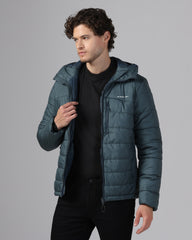 MENS STRYDE PUFFER HOODY JACKET Blue