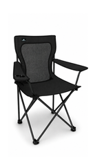 Foldable Mesh Quad Camping Chair with Cup Holder | Heavy-Duty Portable Outdoor Chair