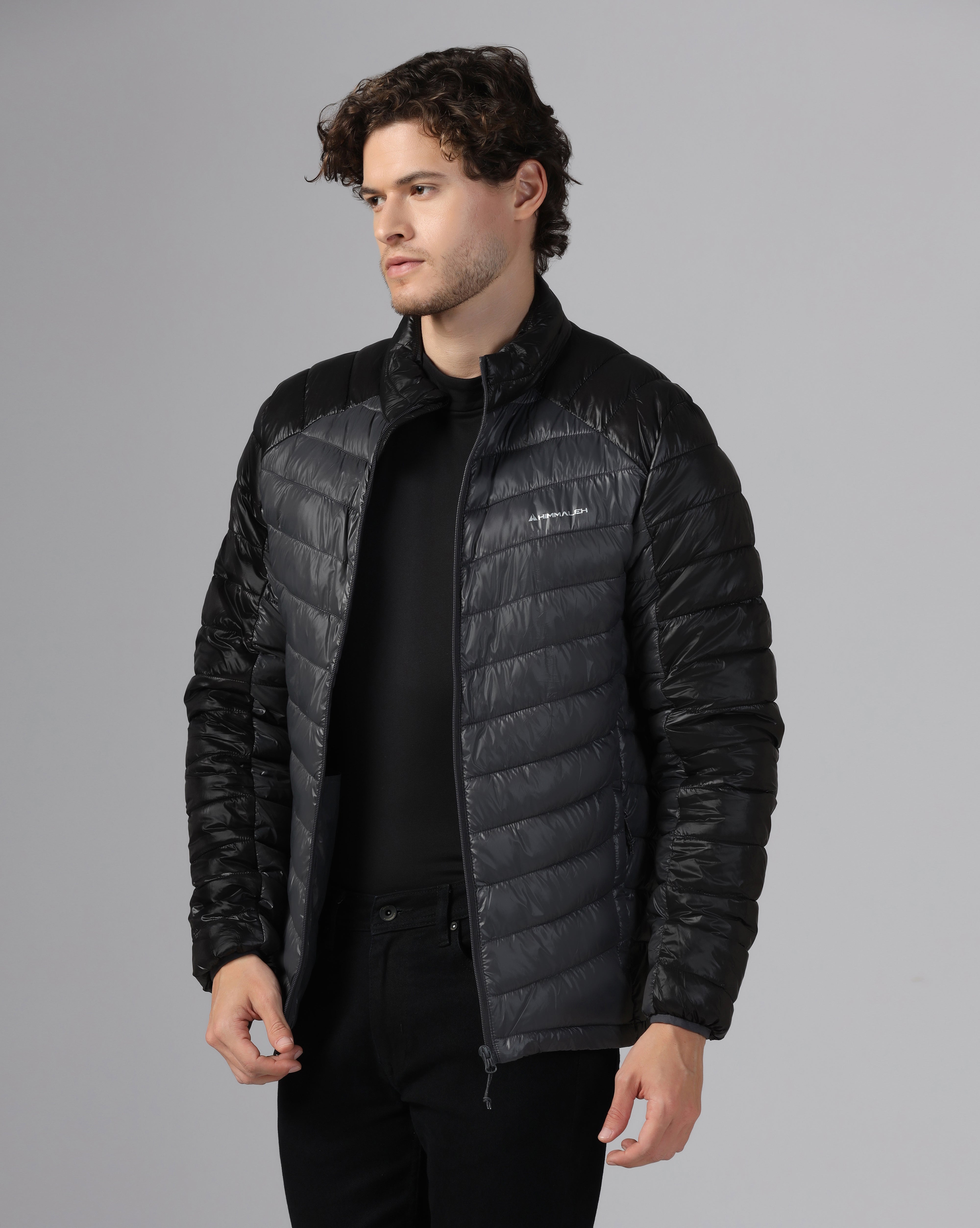 MENS AERIX PUFFER JACKET Black/Grey