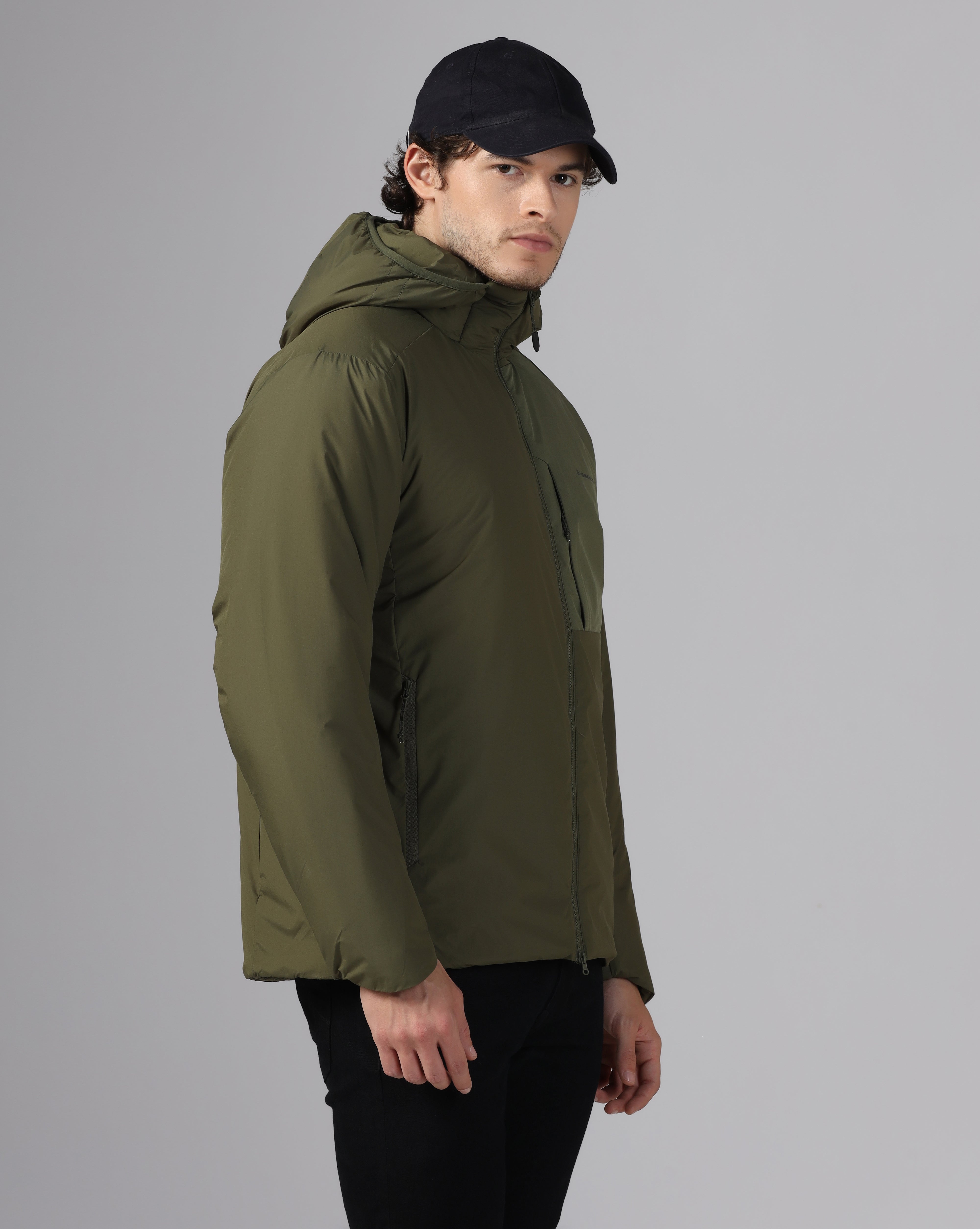 MENS HELIOS LT HOODY JACKET Green