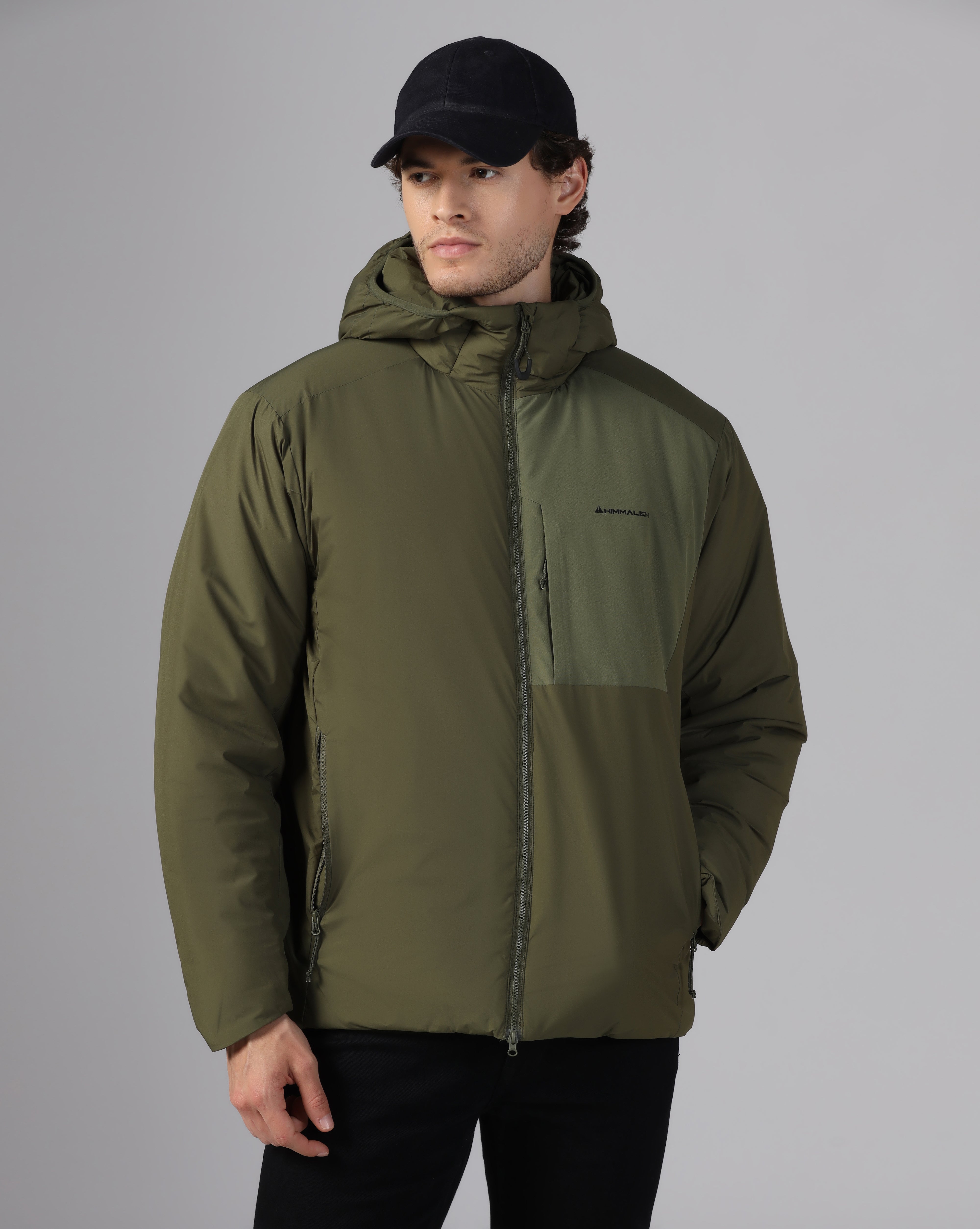 MENS HELIOS LT HOODY JACKET Green