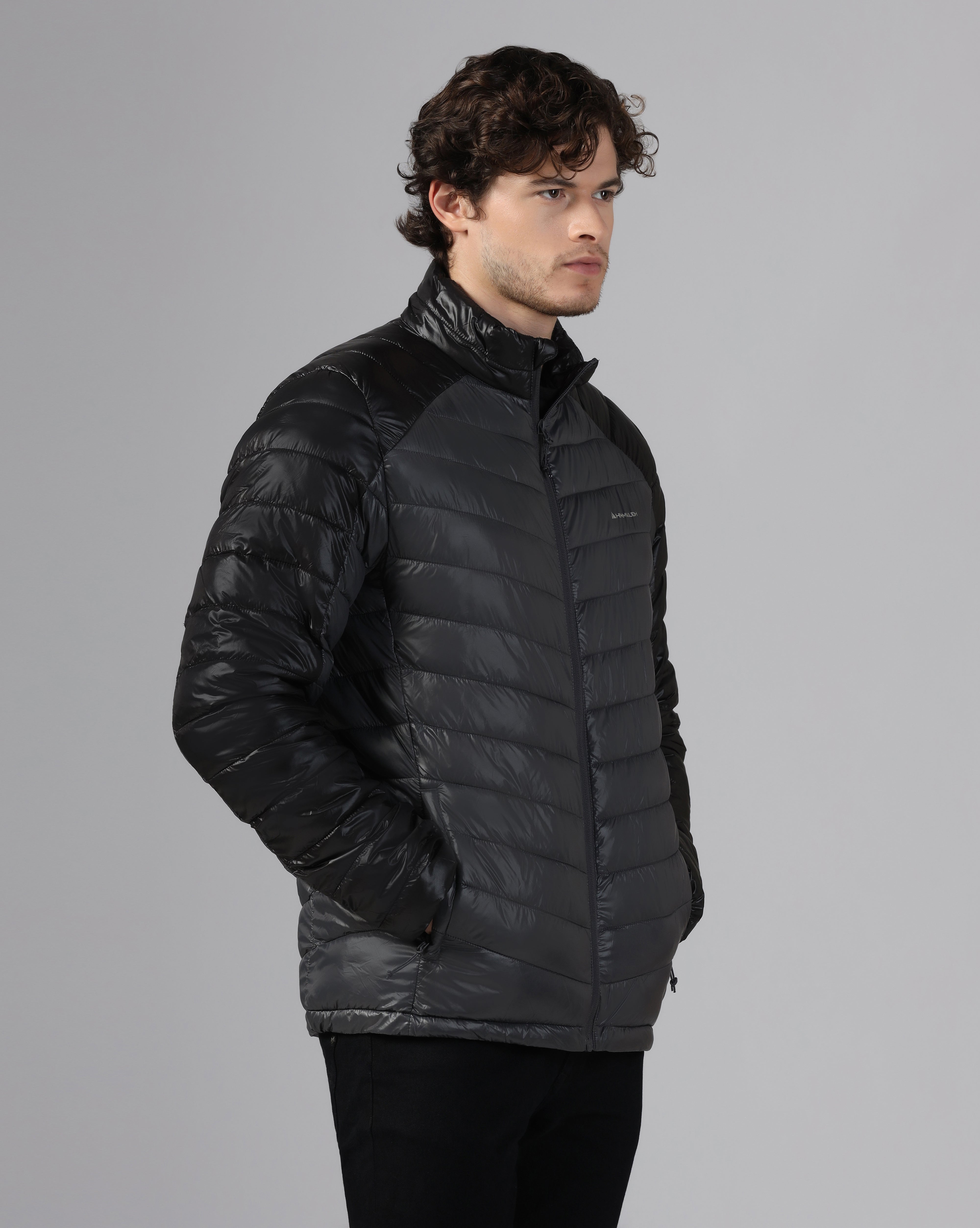 MENS AERIX PUFFER JACKET Black/Grey
