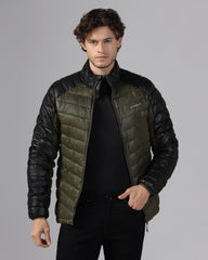 MENS AERIX PUFFER JACKET Black/Green