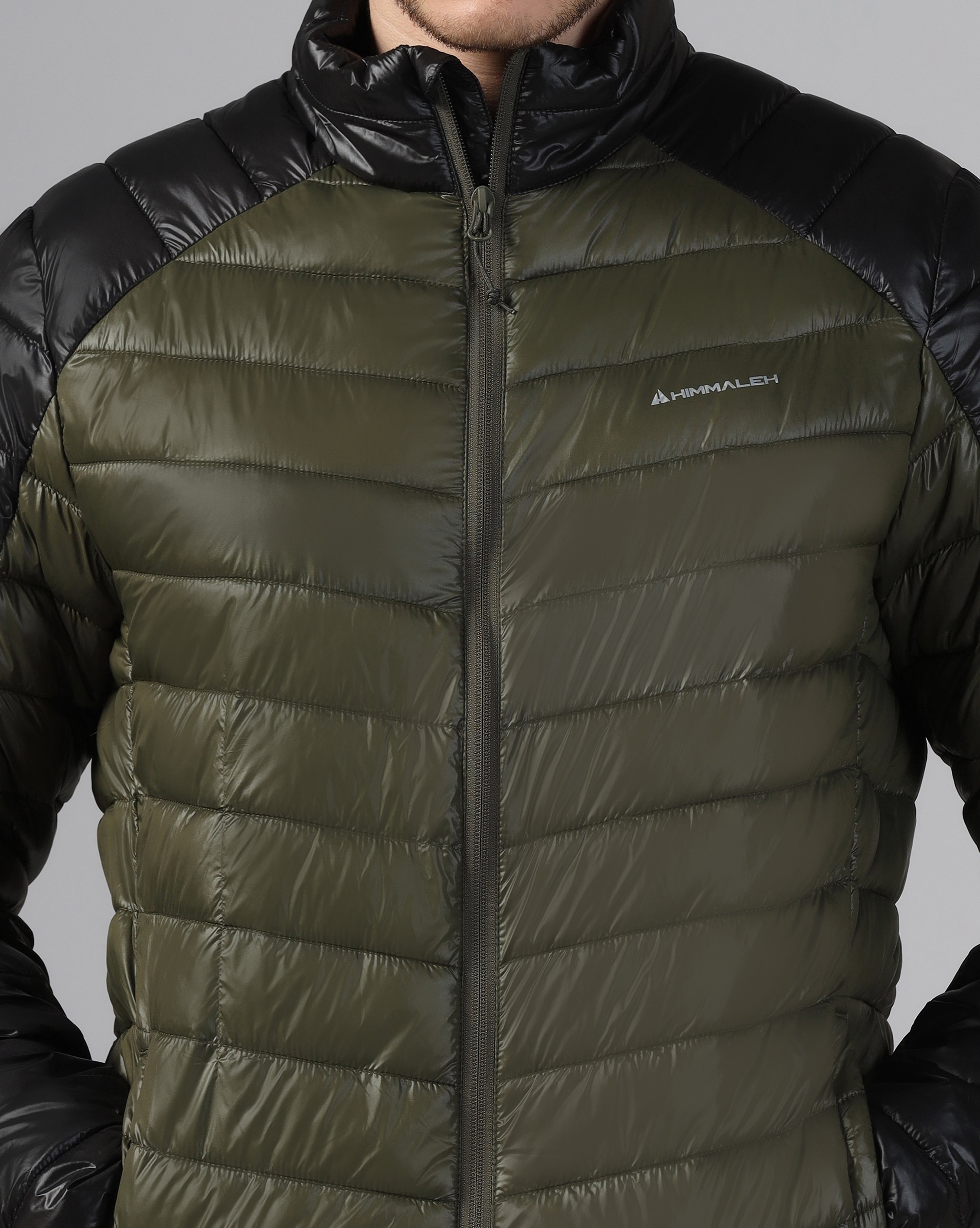 MENS AERIX PUFFER JACKET Black/Green