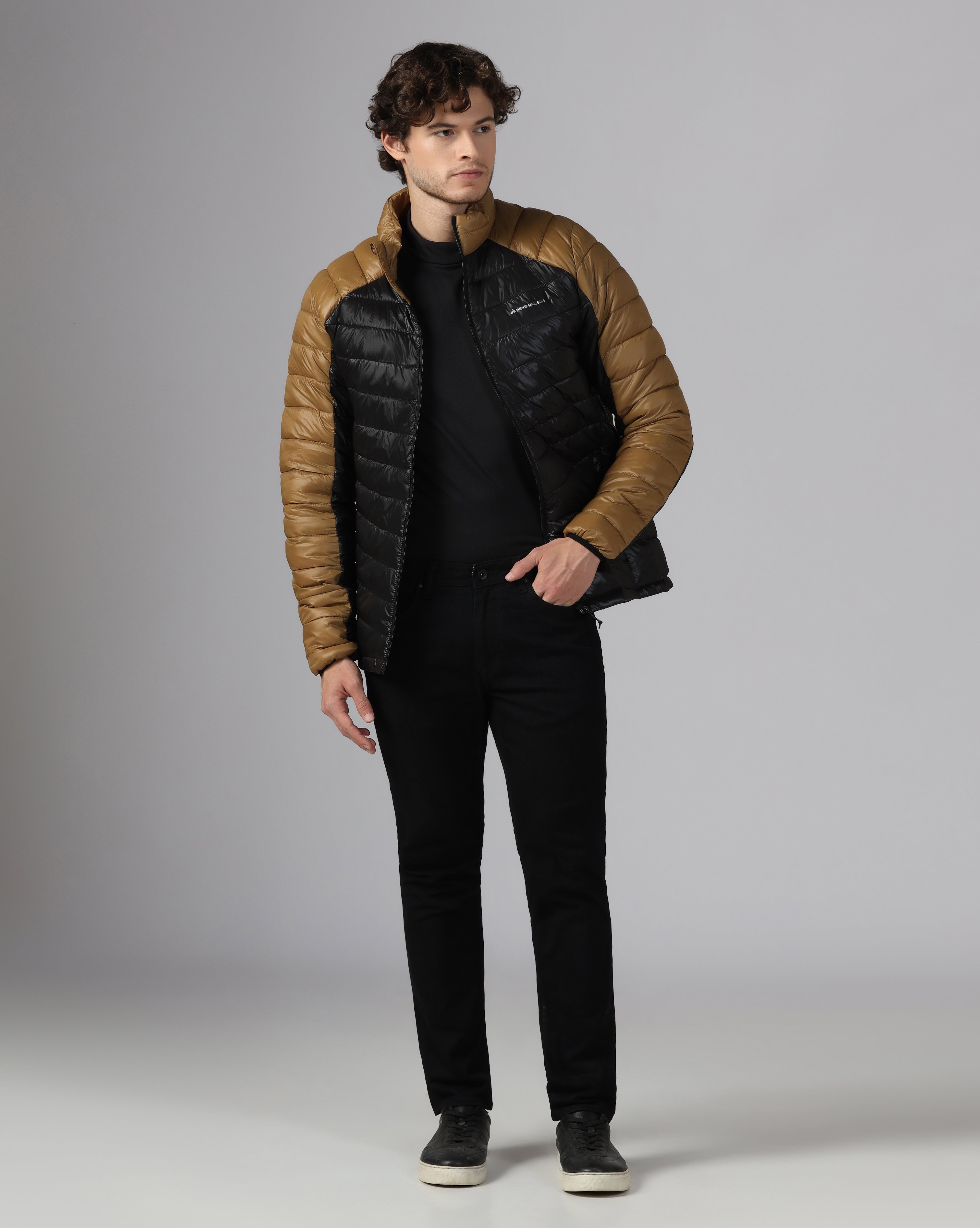MENS AERIX PUFFER JACKET Yellow/Black