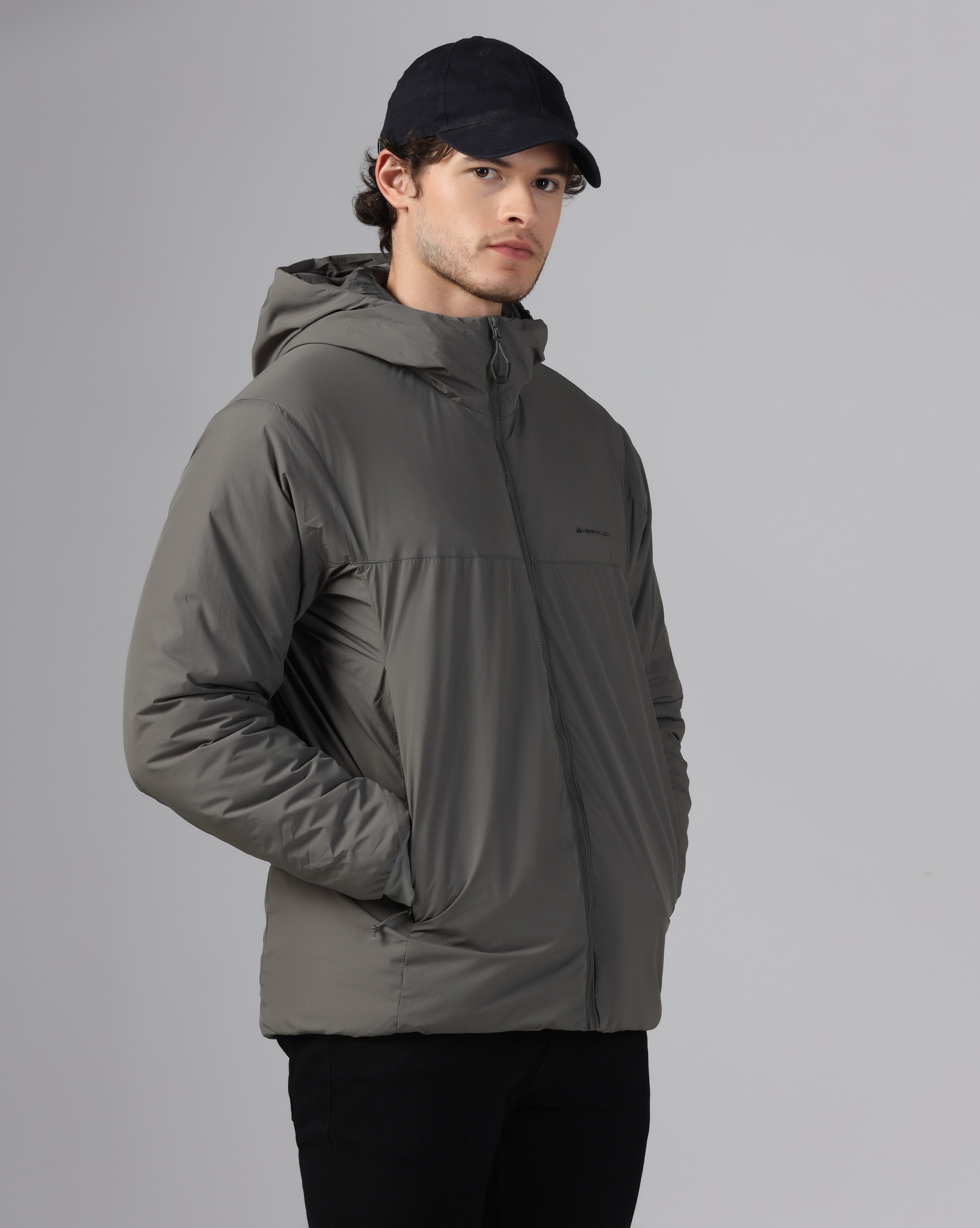 MENS ATOM LT HOODY JACKET Grey