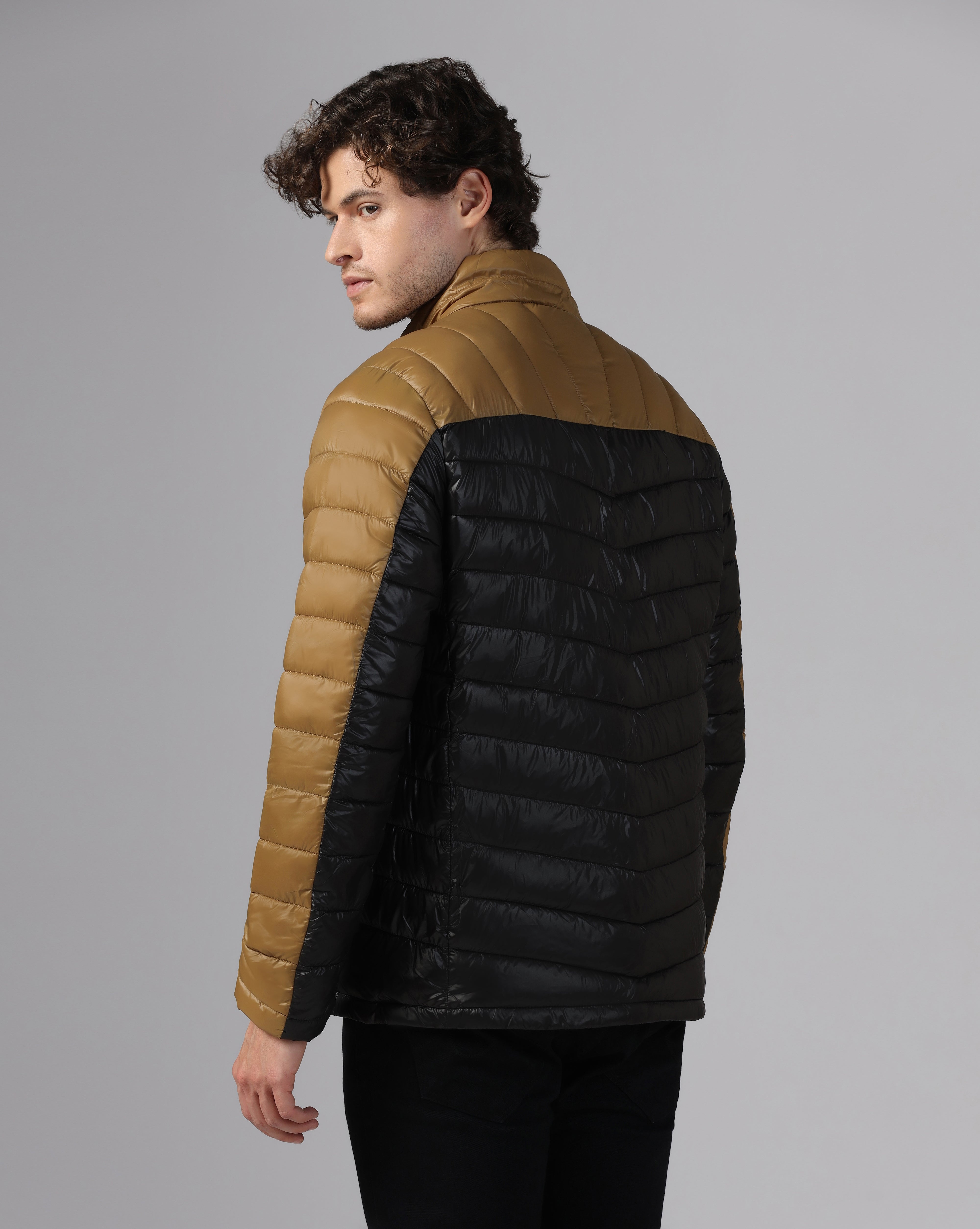 MENS AERIX PUFFER JACKET Yellow/Black