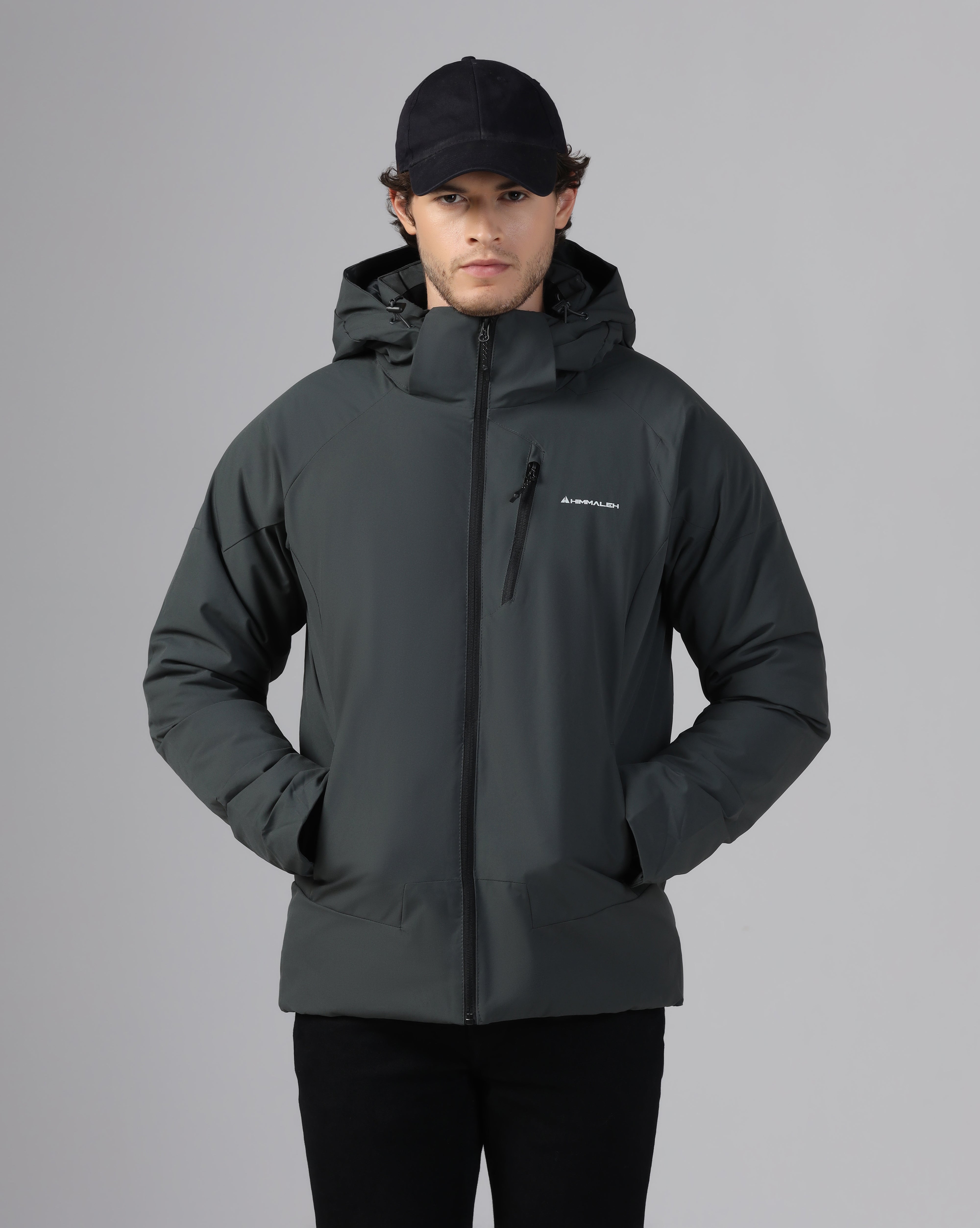 MENS GLACIER INSULATED JACKET Grey