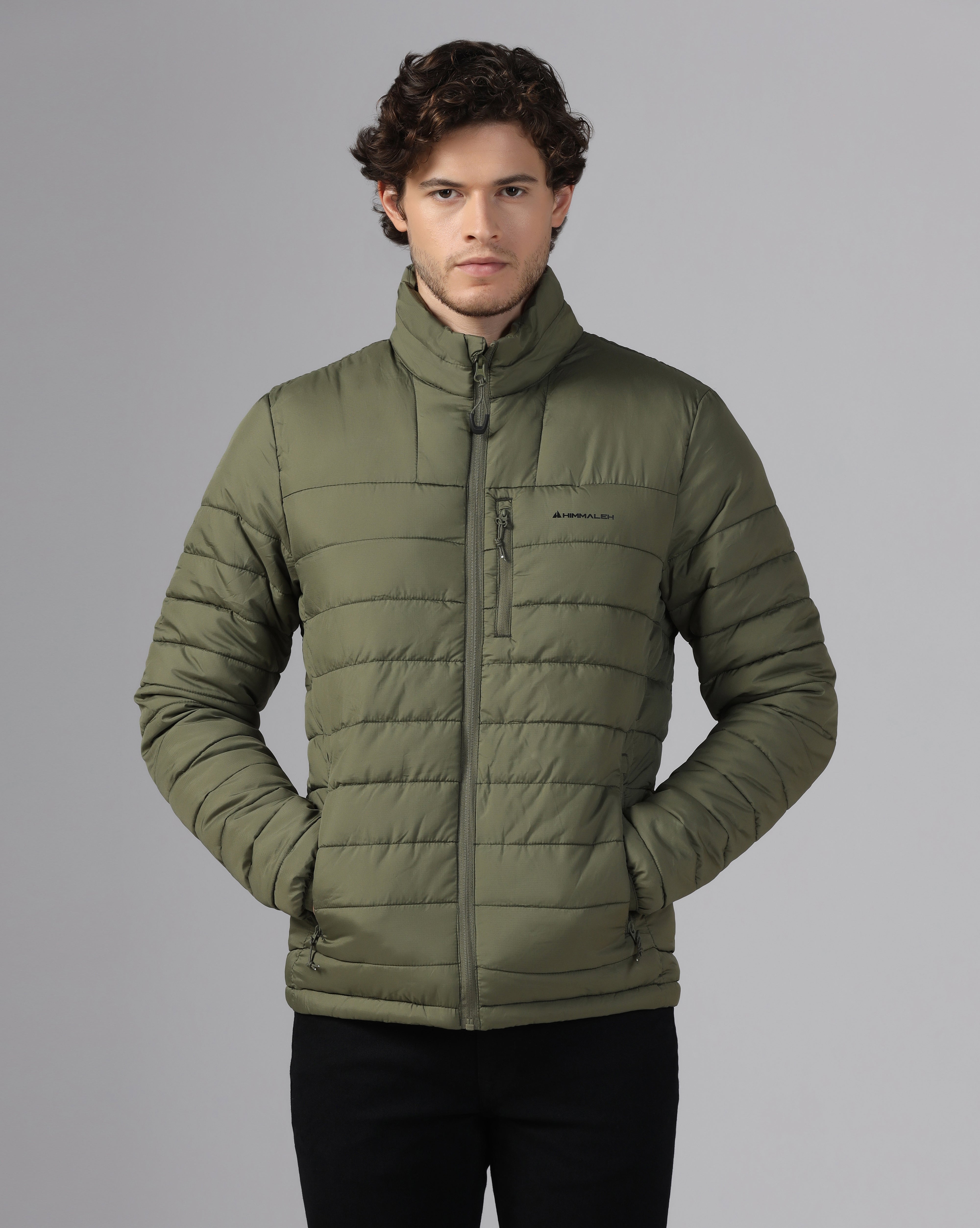 MENS AERON PUFFER JACKET Olive