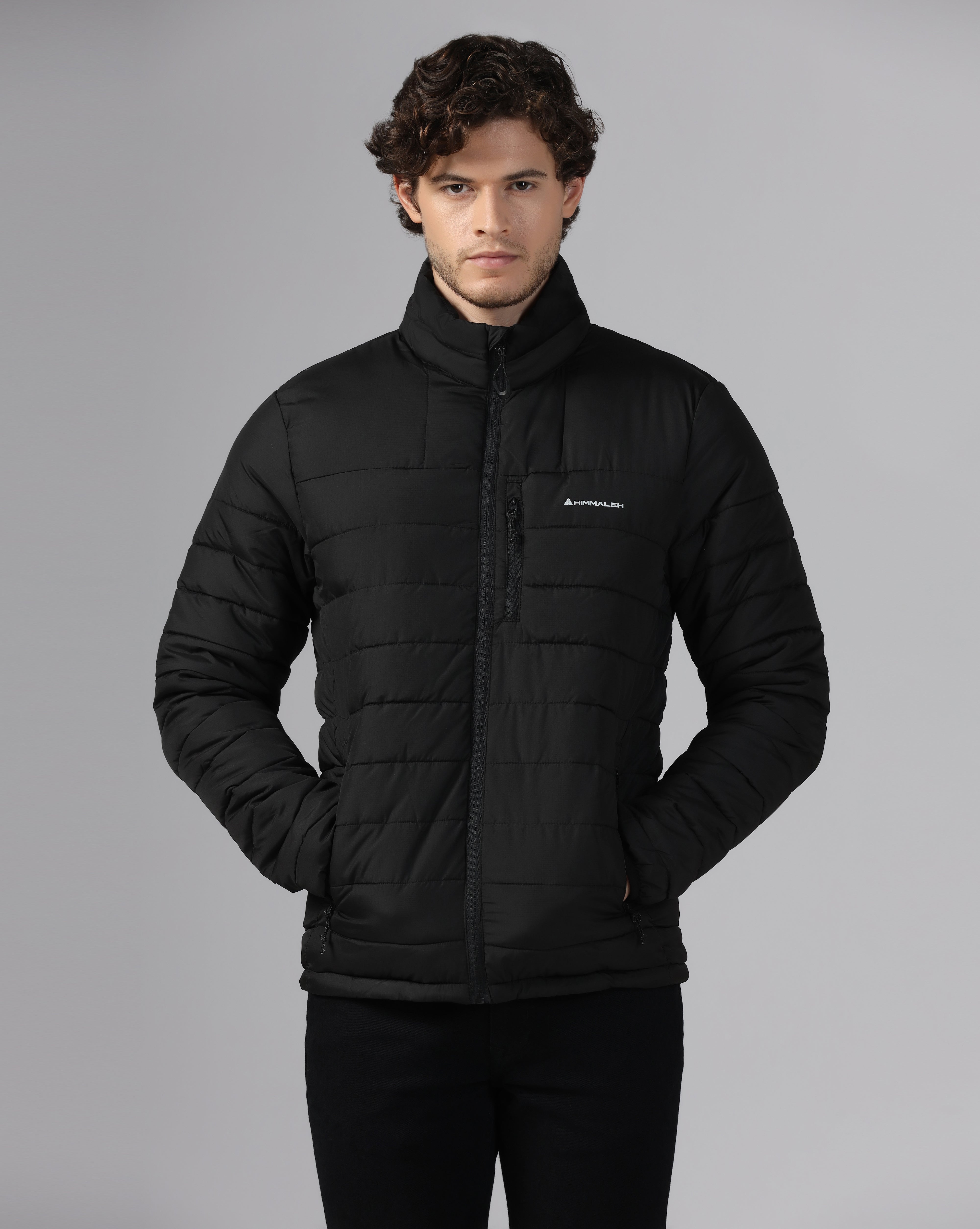 MENS AERON PUFFER JACKET Black