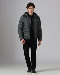 MENS STRYDE PUFFER HOODY JACKET Grey