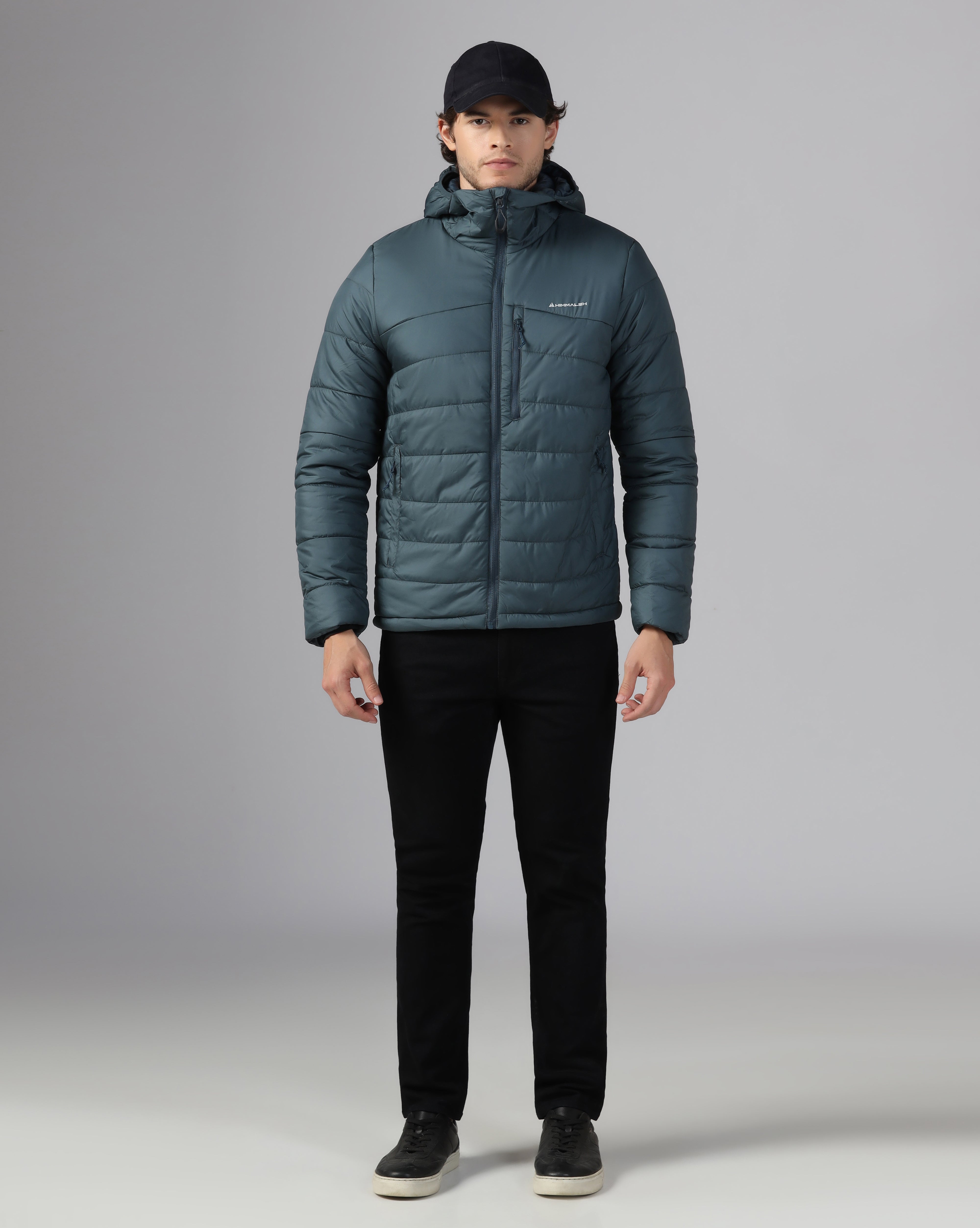 MENS STRYDE PUFFER HOODY JACKET Blue