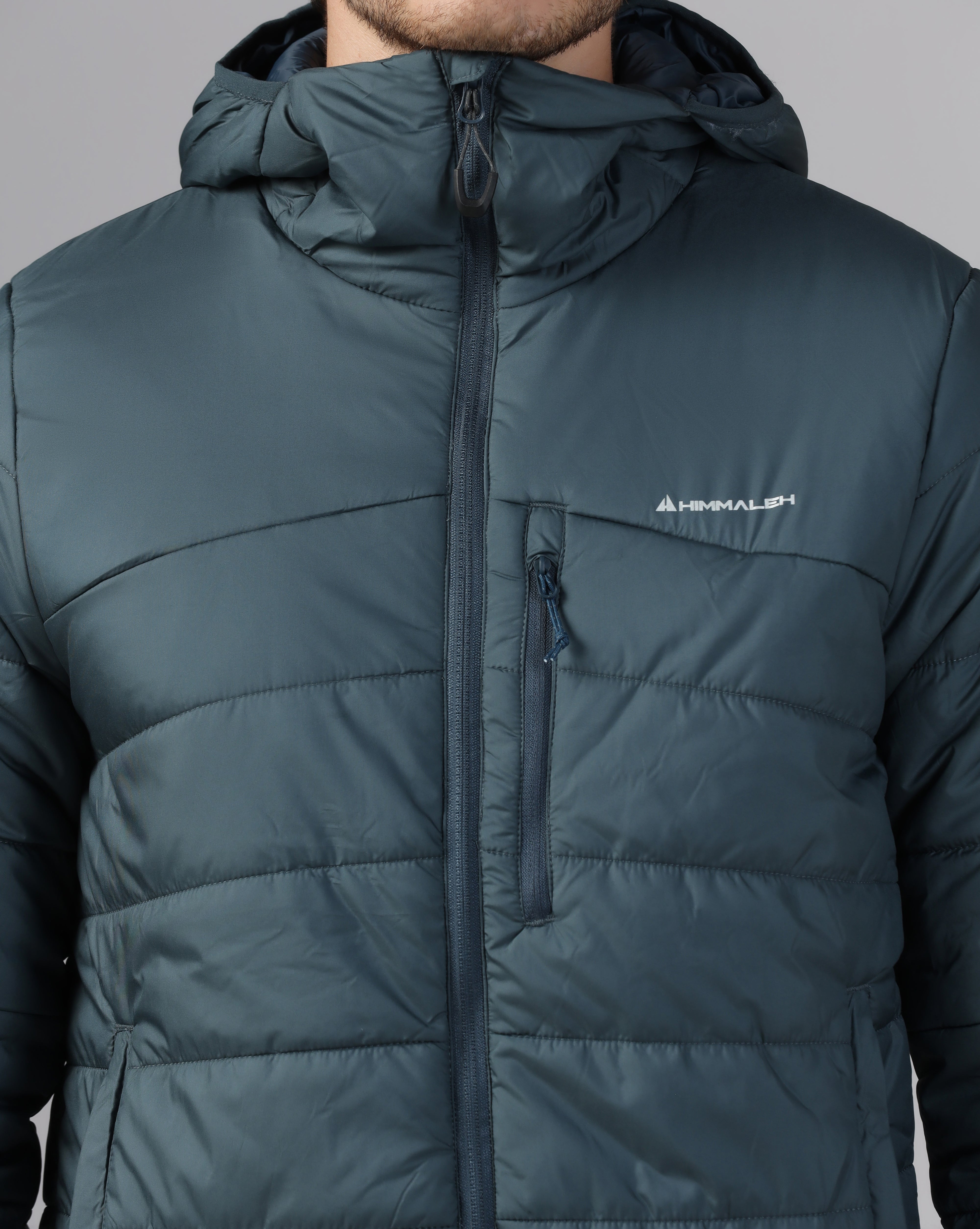 MENS STRYDE PUFFER HOODY JACKET Blue