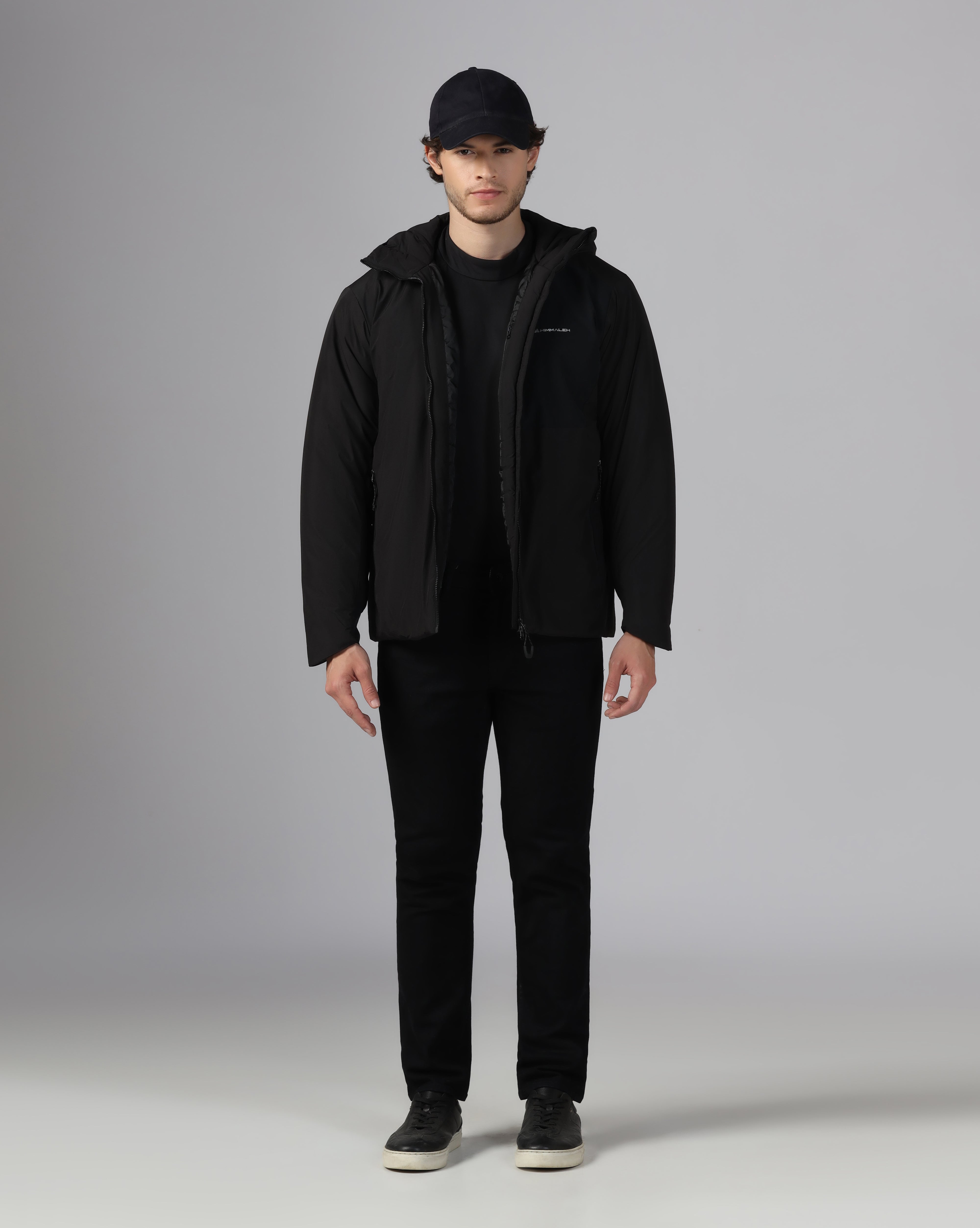 MENS HELIOS LT HOODY JACKET Black