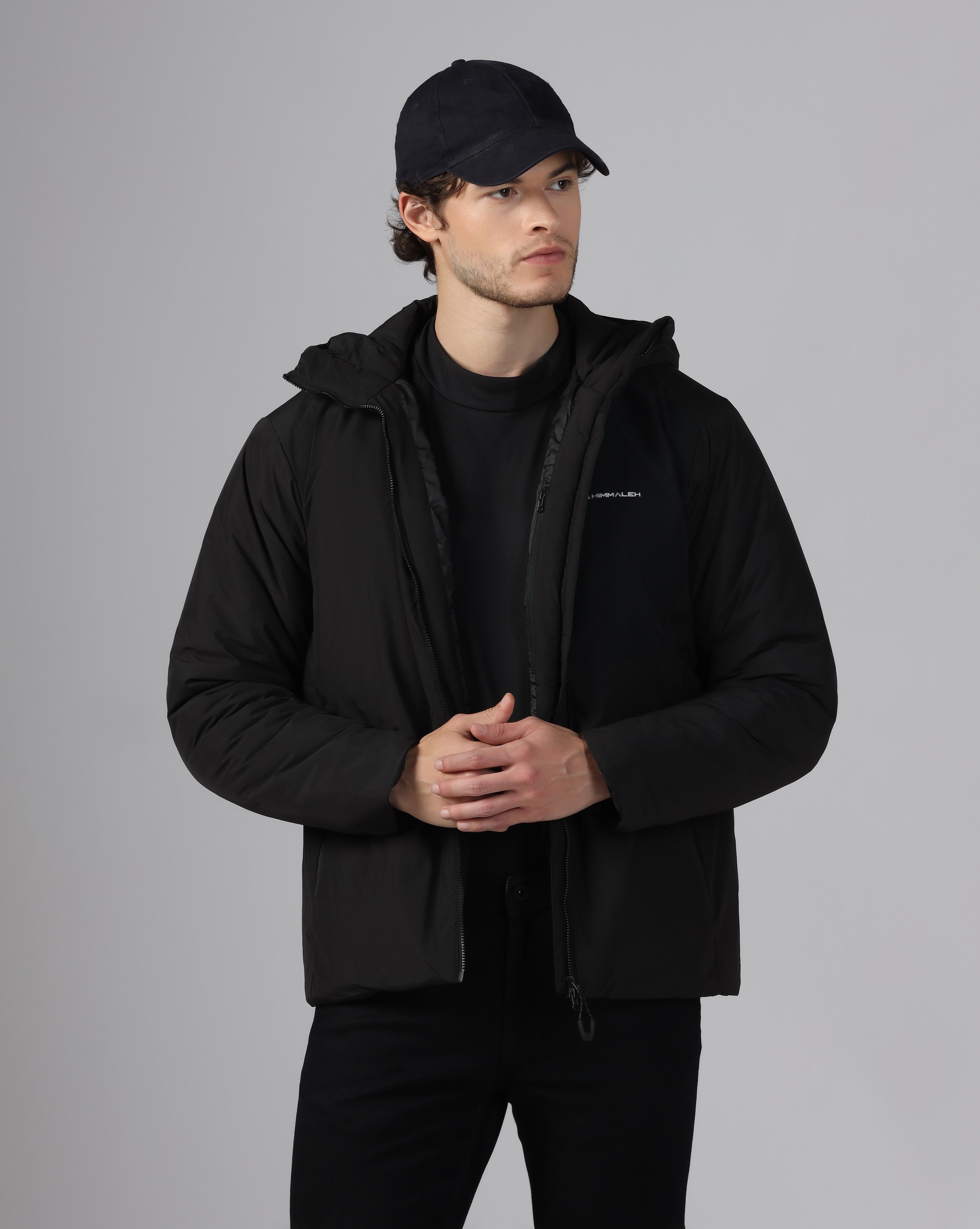 MENS HELIOS LT HOODY JACKET Black