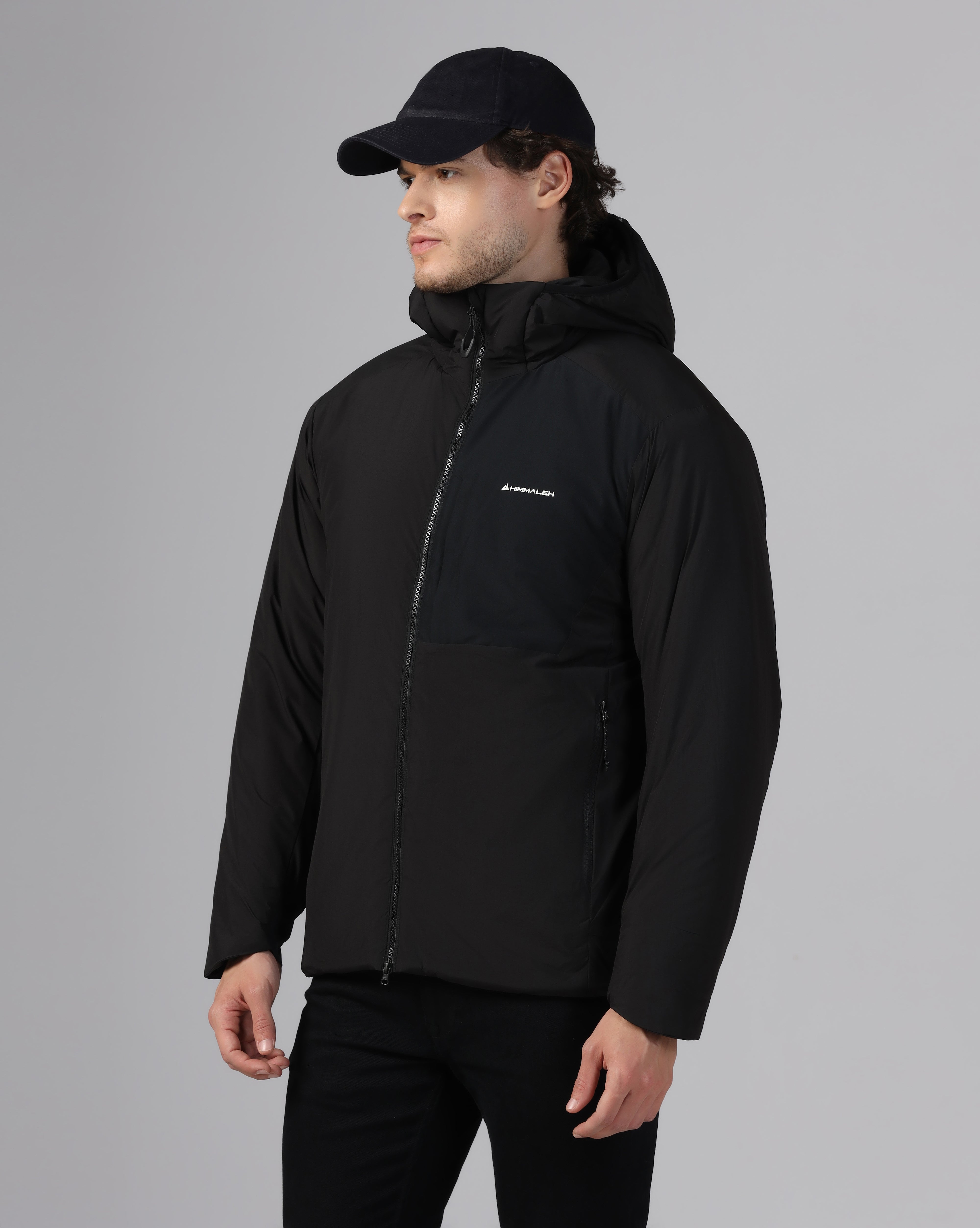 MENS HELIOS LT HOODY JACKET Black