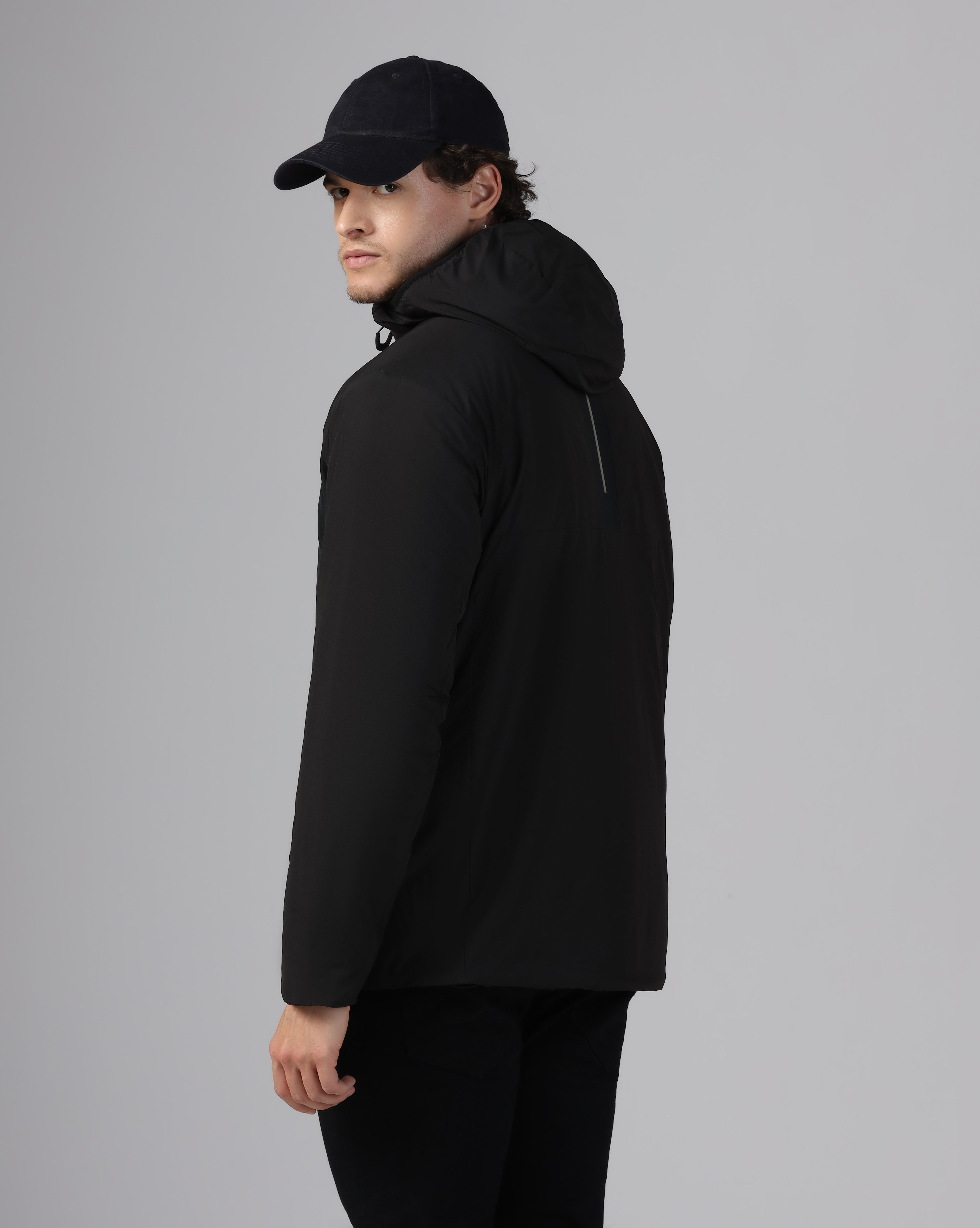 MENS HELIOS LT HOODY JACKET Black