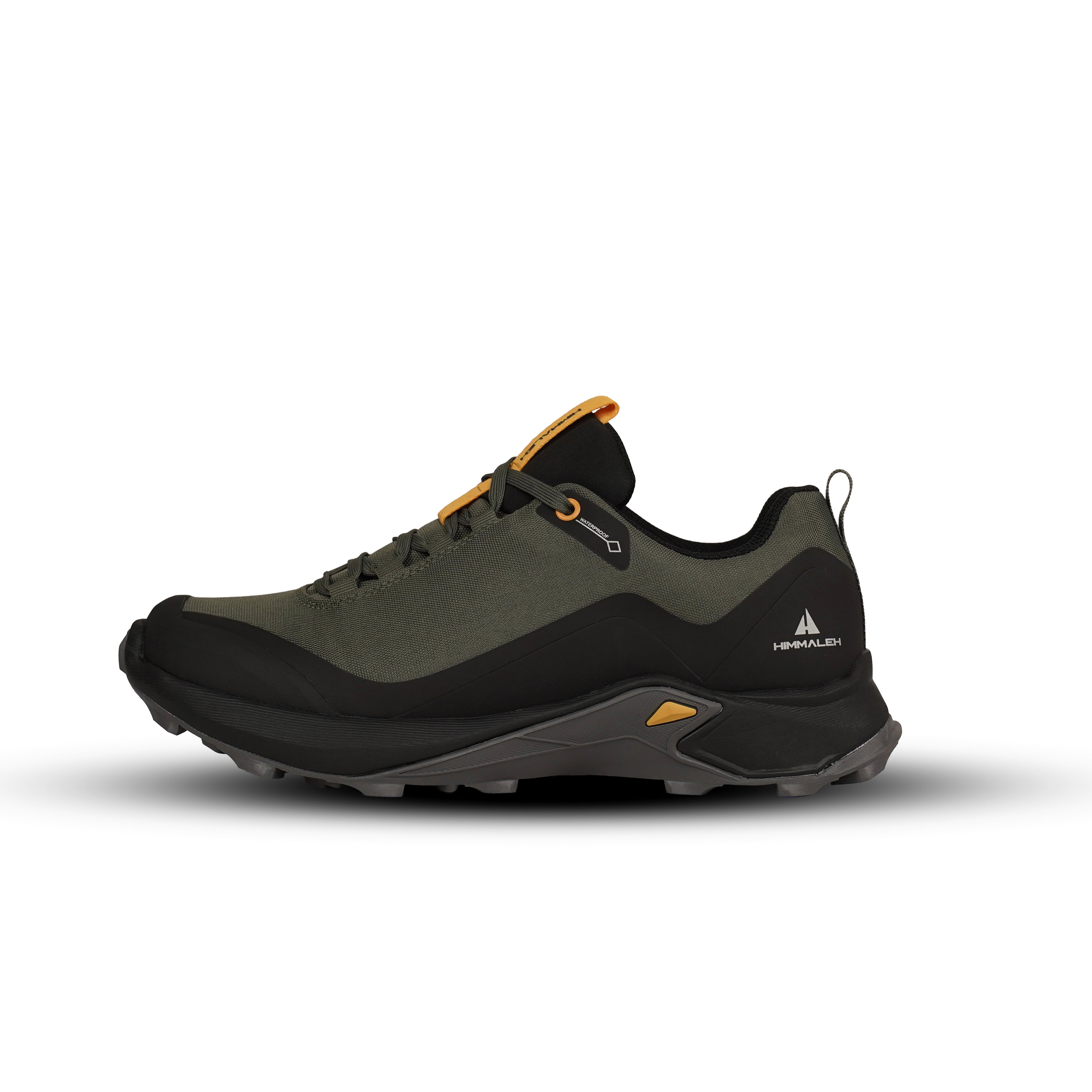 CYCLONE Low HTX Waterproof Hiking/Trekking Shoe Lightweight, Vegan, Non-Slip Rubber Grip Green EU40 UK6