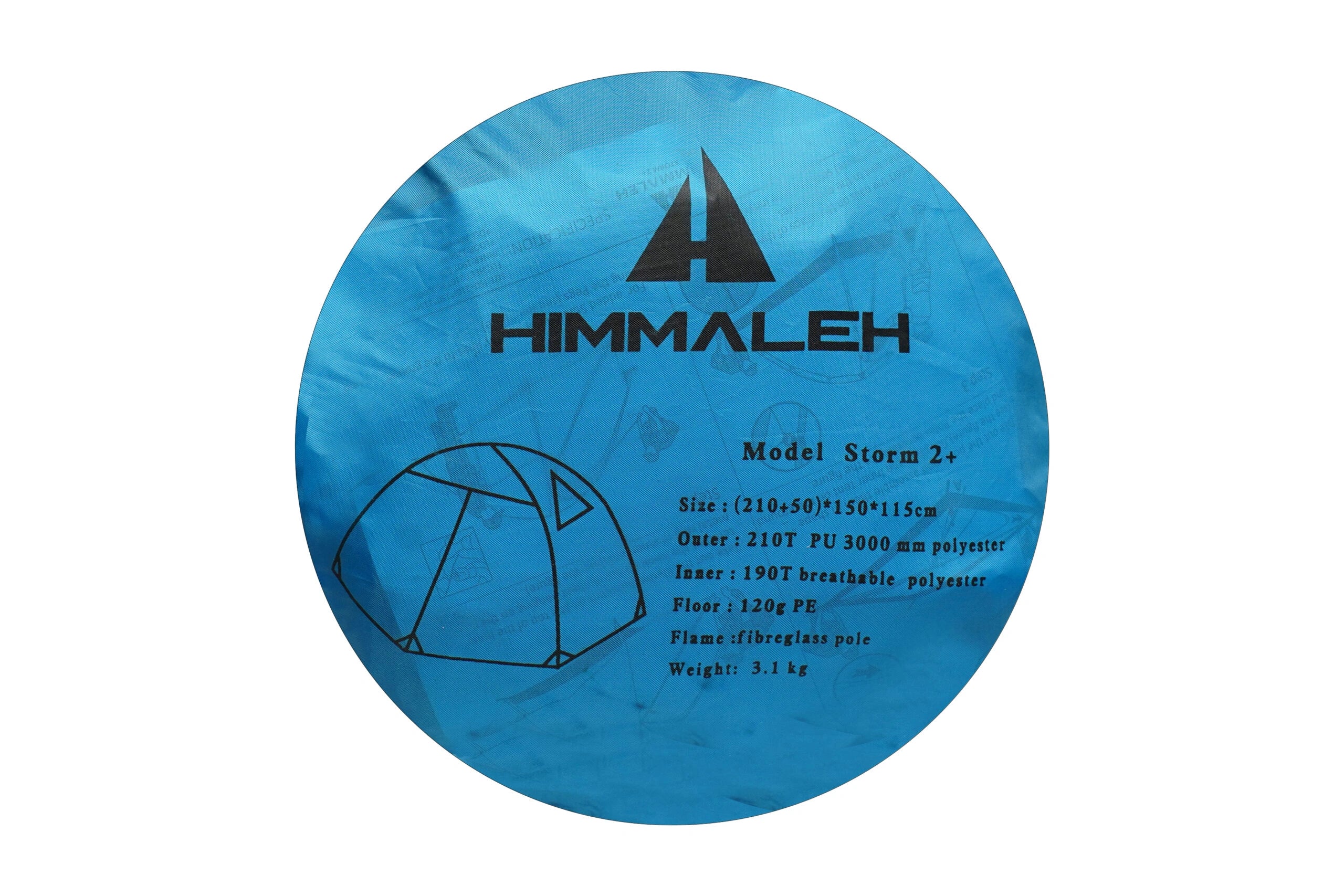 STORM 2+ CAMPING TENT BLUE
