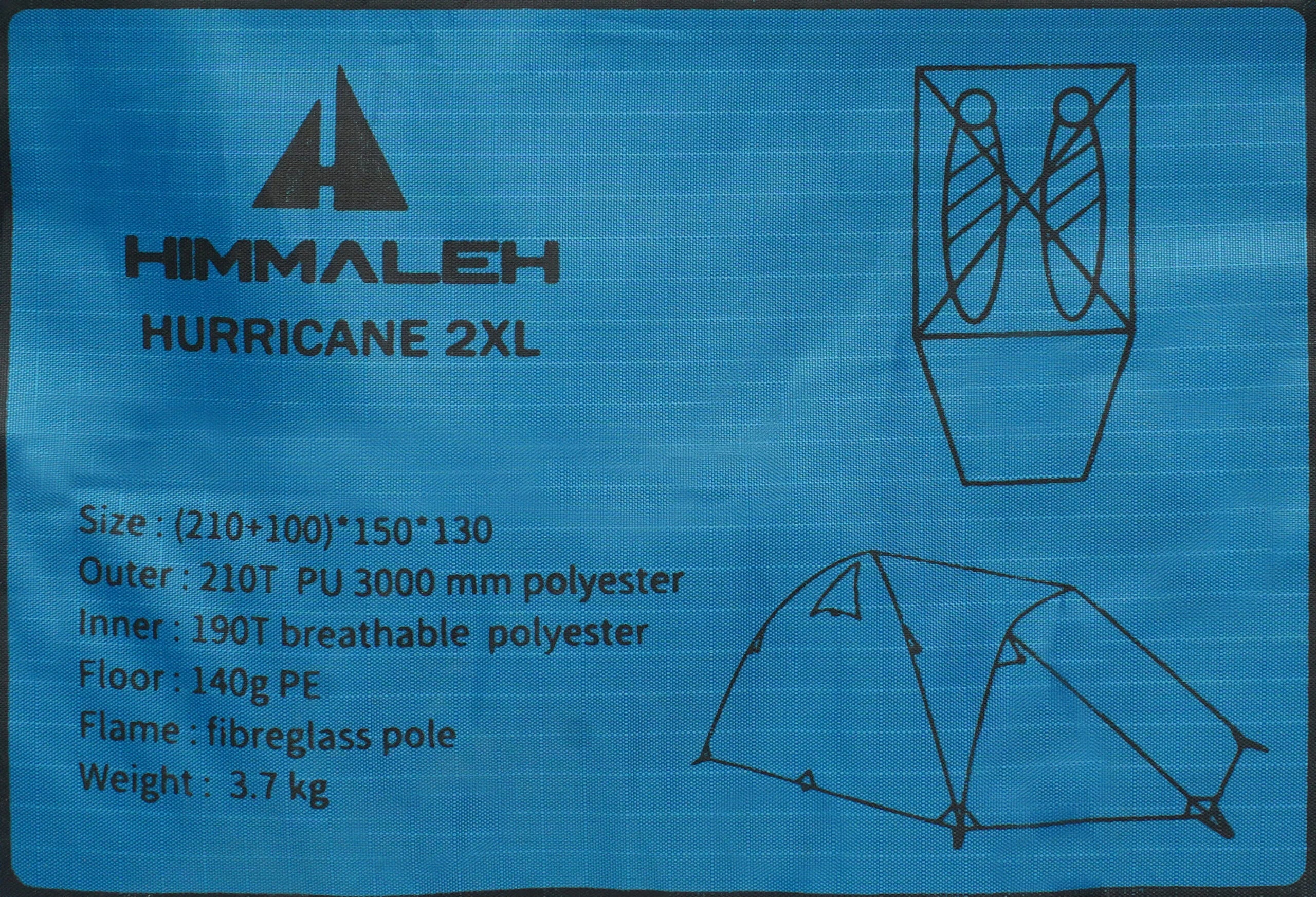 HURRICANE 2XL CAMPING TENT